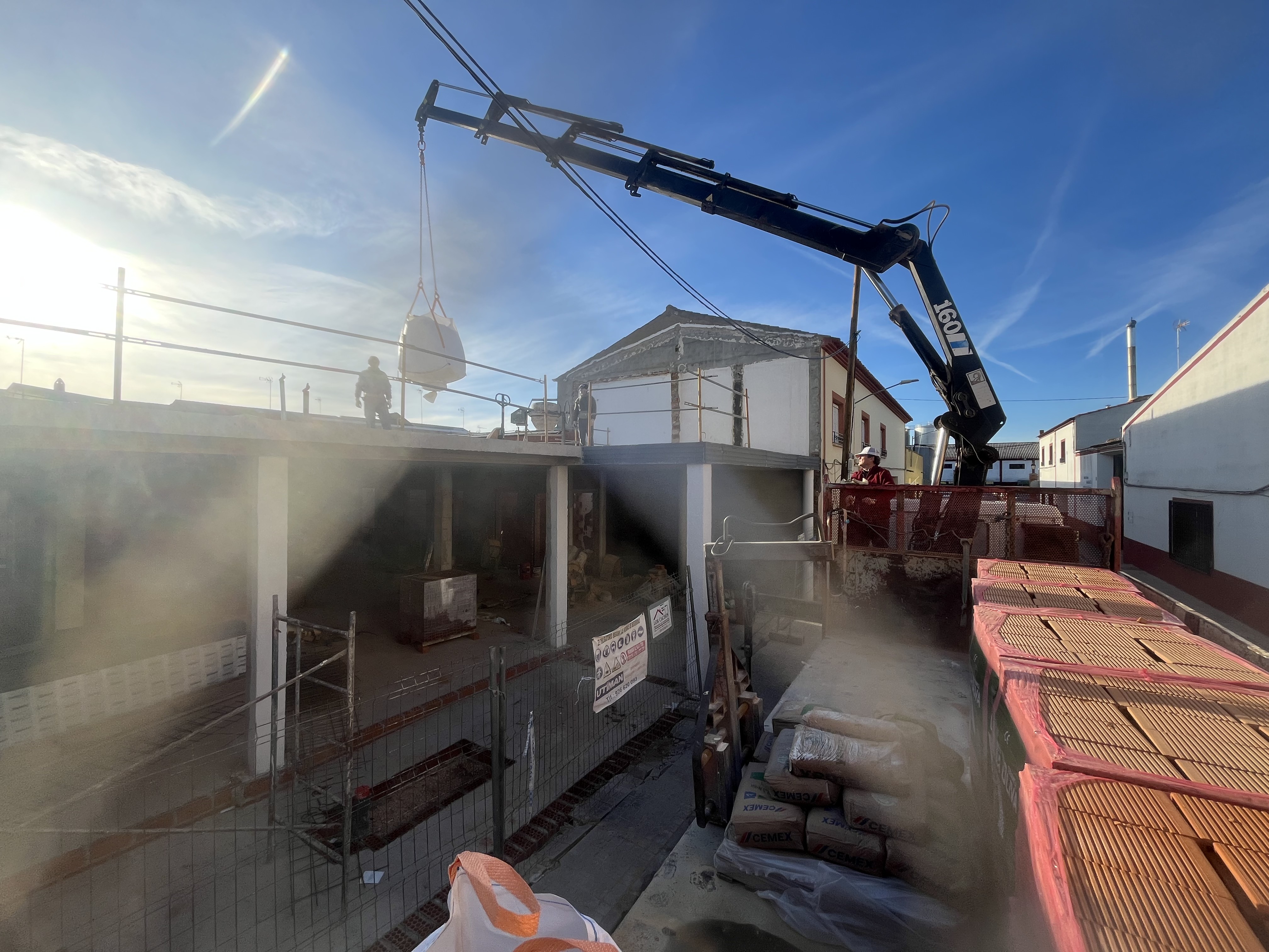 Suministro de materiales a pie de obra